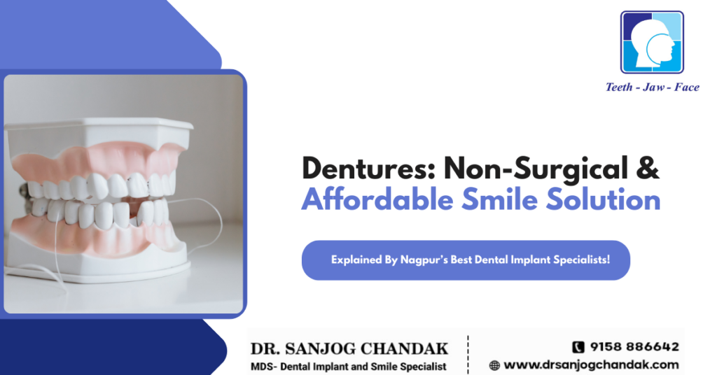 Dentures: Non-Surgical & Affordable Smile Solution By Dr Sanjog Chandak