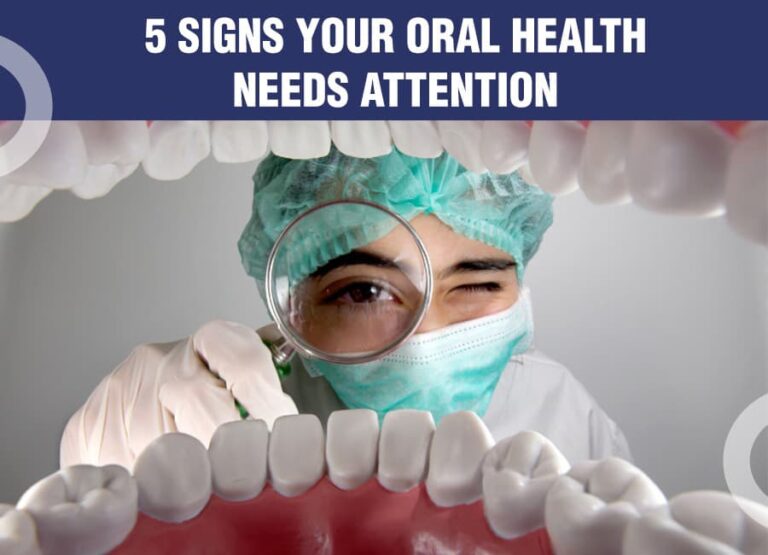 Signs of bad oral health